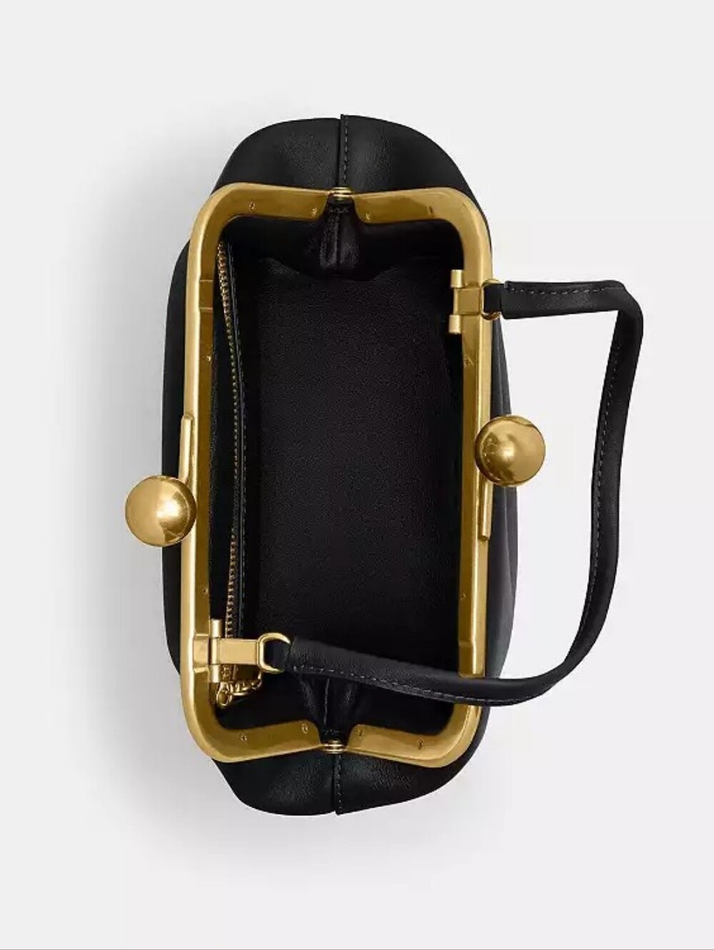 Coach Kisslock Frame Bag 16 (Black) - Picture 11 of 16